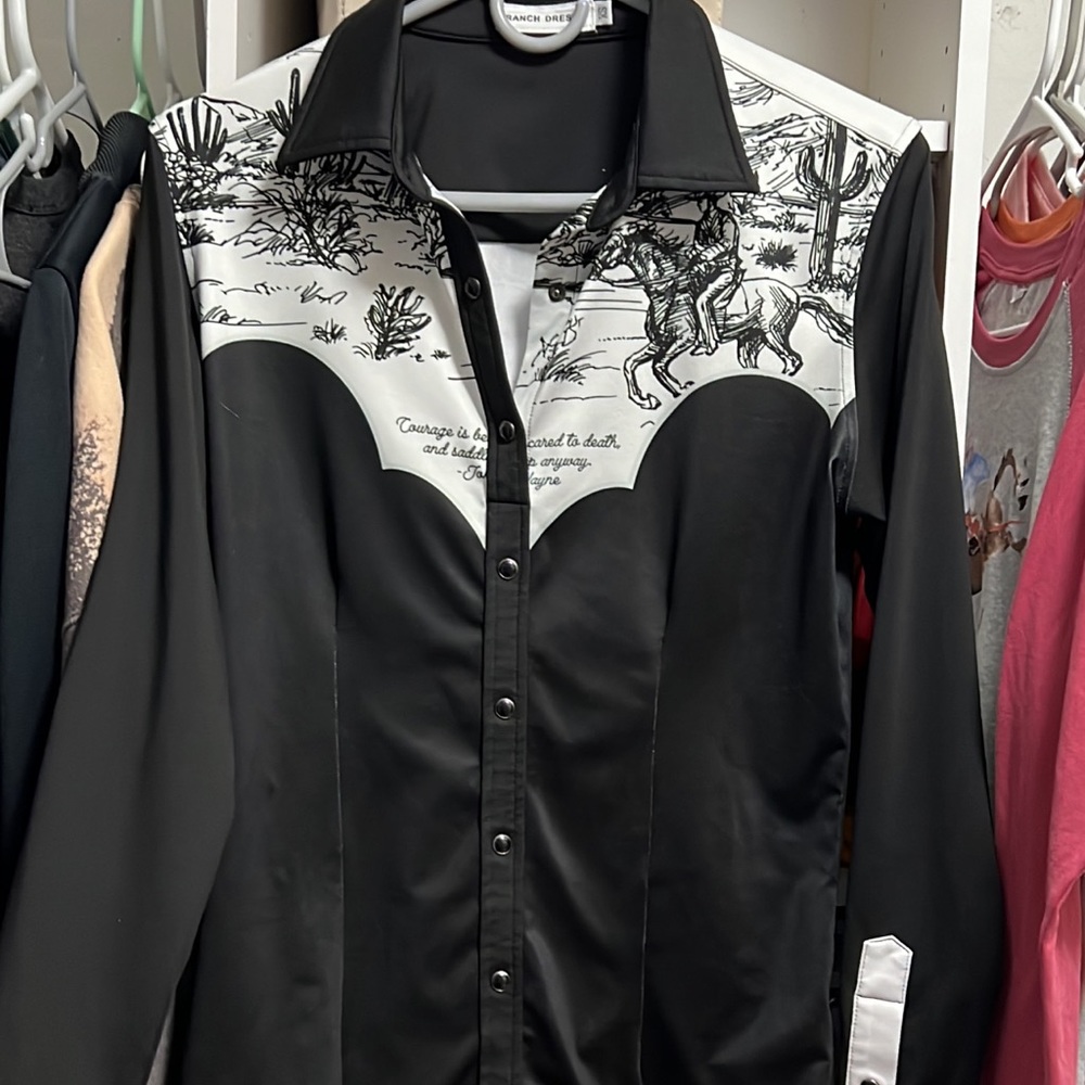 Ranch dress’n rodeo shirt women xs kid 12/14 ranch dressn